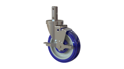 Z20S154CLDEB Polyurethane Total Lock Caster