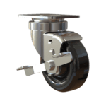 Front view of the T26P173HBKJFS industrial swivel caster