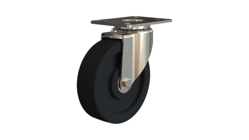 Front view of the T26P253HBDFF industrial swivel caster